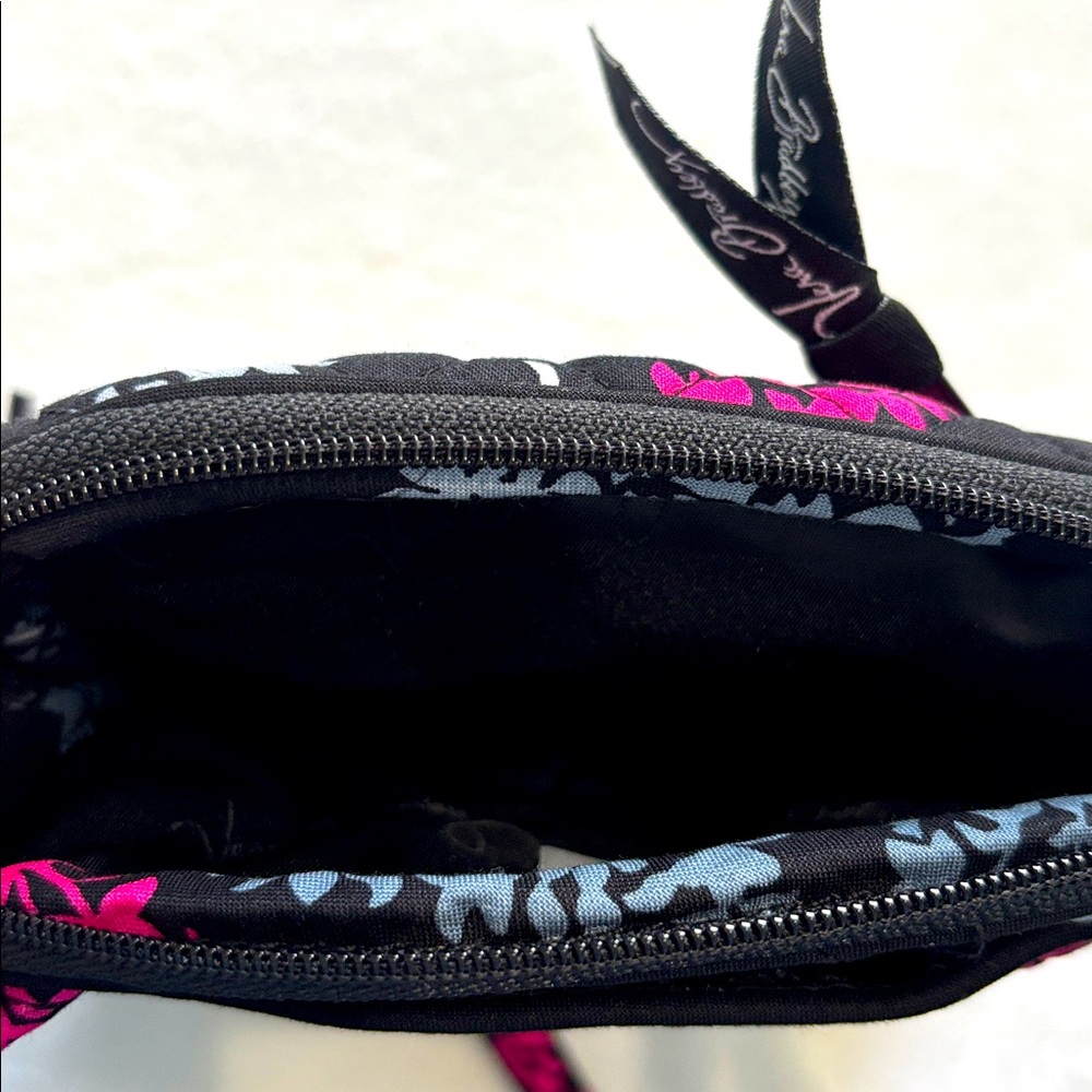 Vera Bradley Purse NWT - Womens Crossbody Bag Northern Lights Black Pink Gray - Picture 3 of 8
